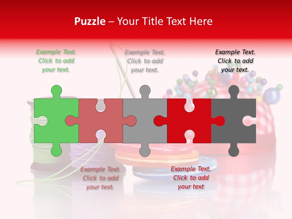 Button Background Green PowerPoint Template