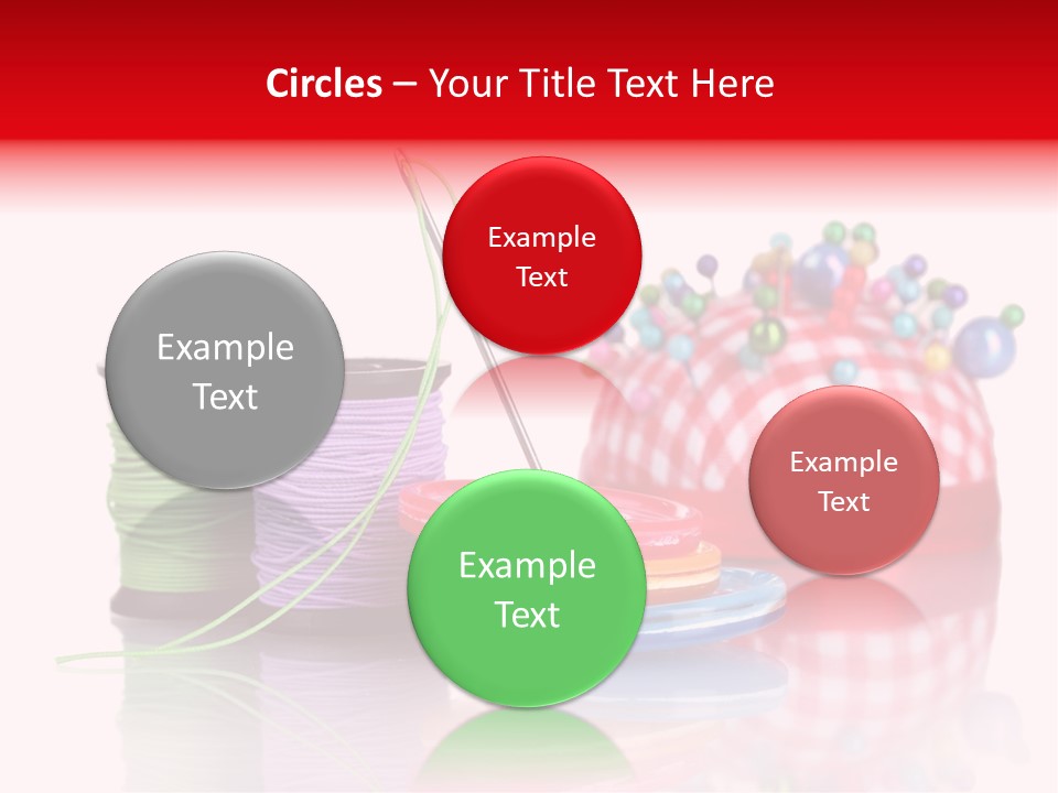 Button Background Green PowerPoint Template