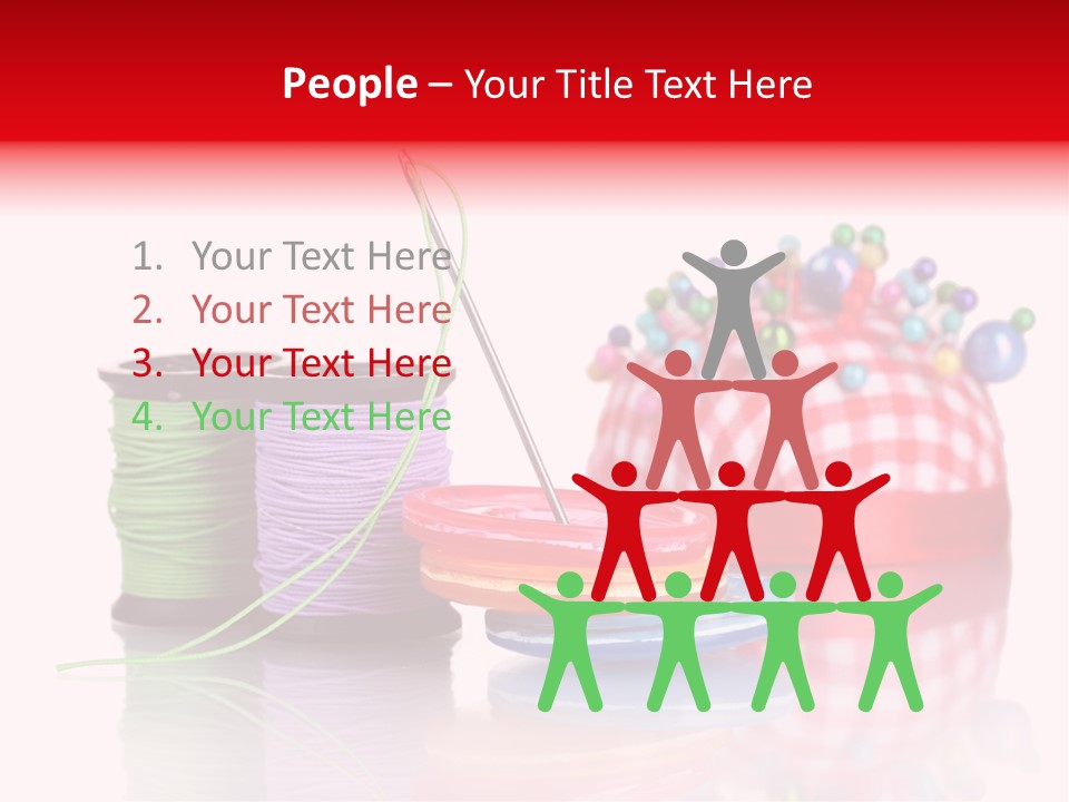 Button Background Green PowerPoint Template