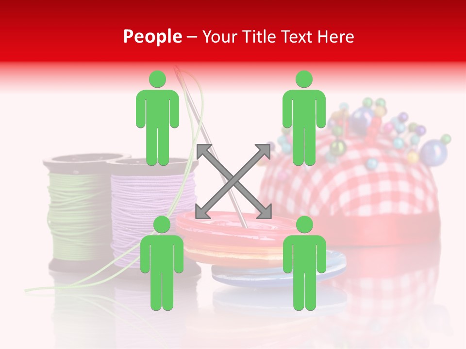 Button Background Green PowerPoint Template