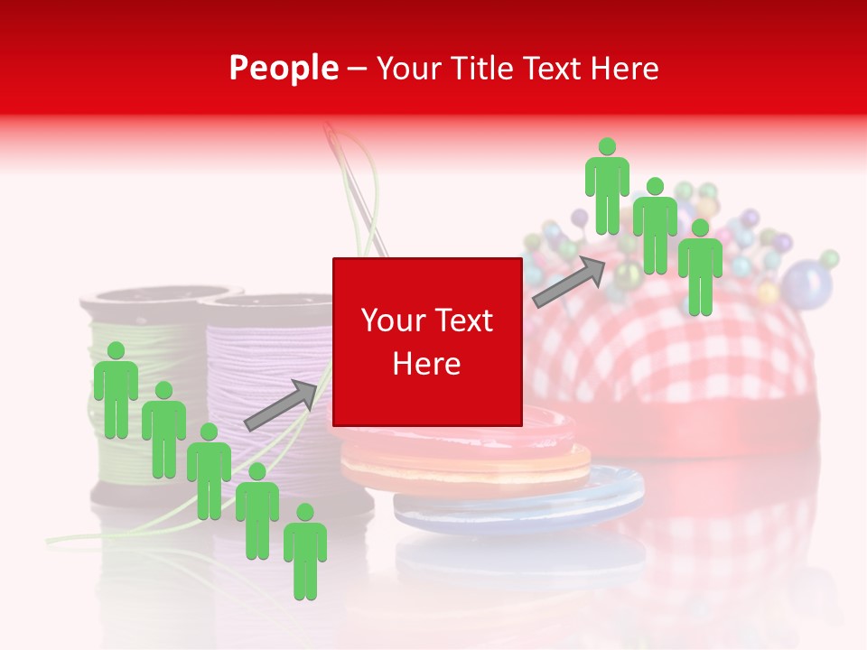 Button Background Green PowerPoint Template