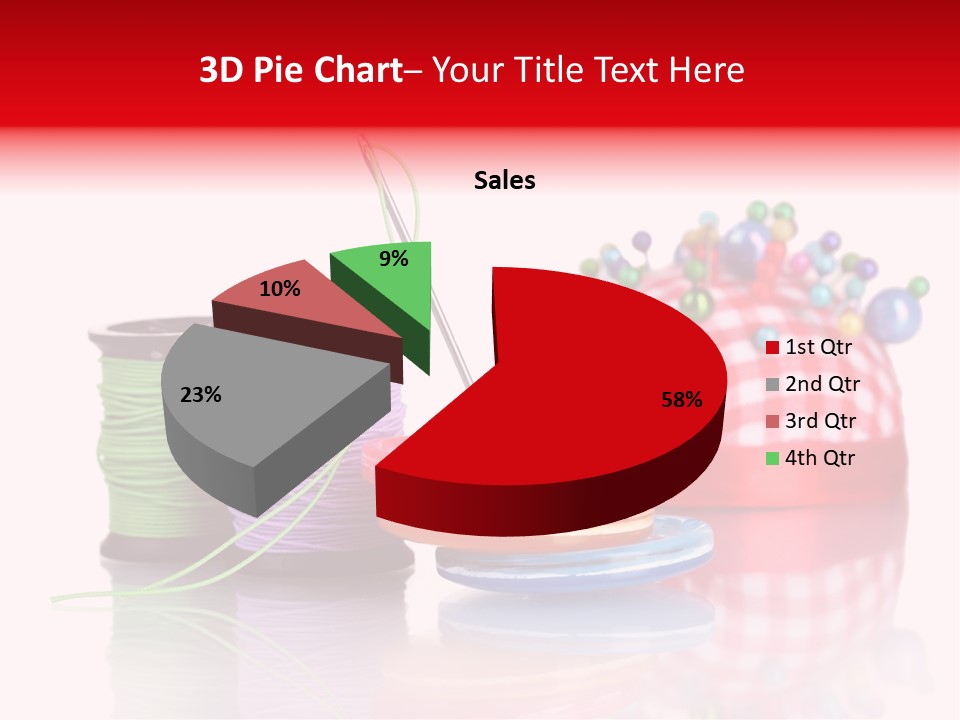 Button Background Green PowerPoint Template