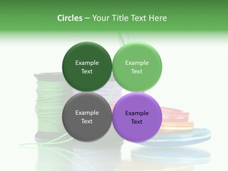 Sew Embroidery Group PowerPoint Template