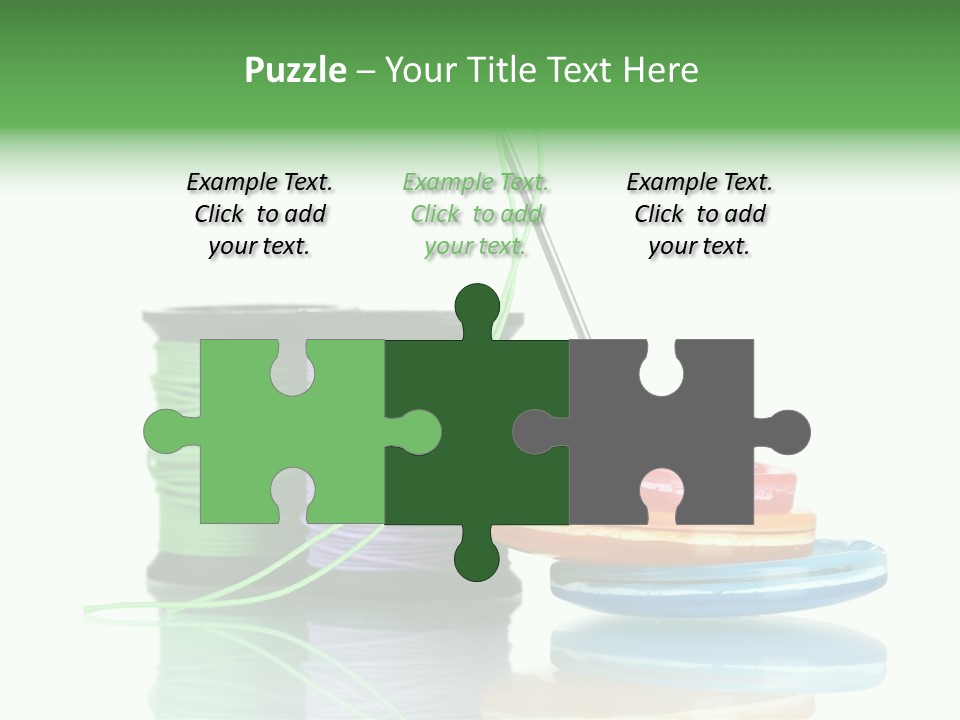 Sew Embroidery Group PowerPoint Template