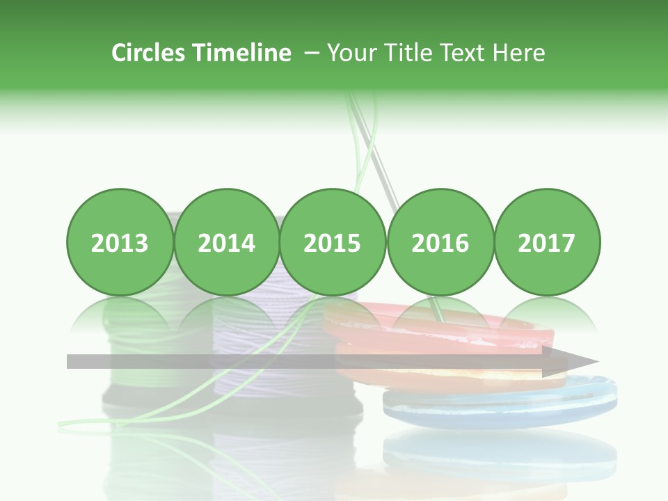 Sew Embroidery Group PowerPoint Template