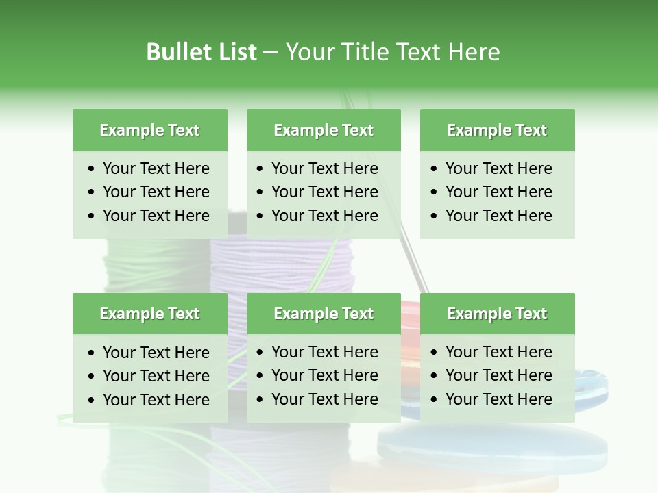 Sew Embroidery Group PowerPoint Template