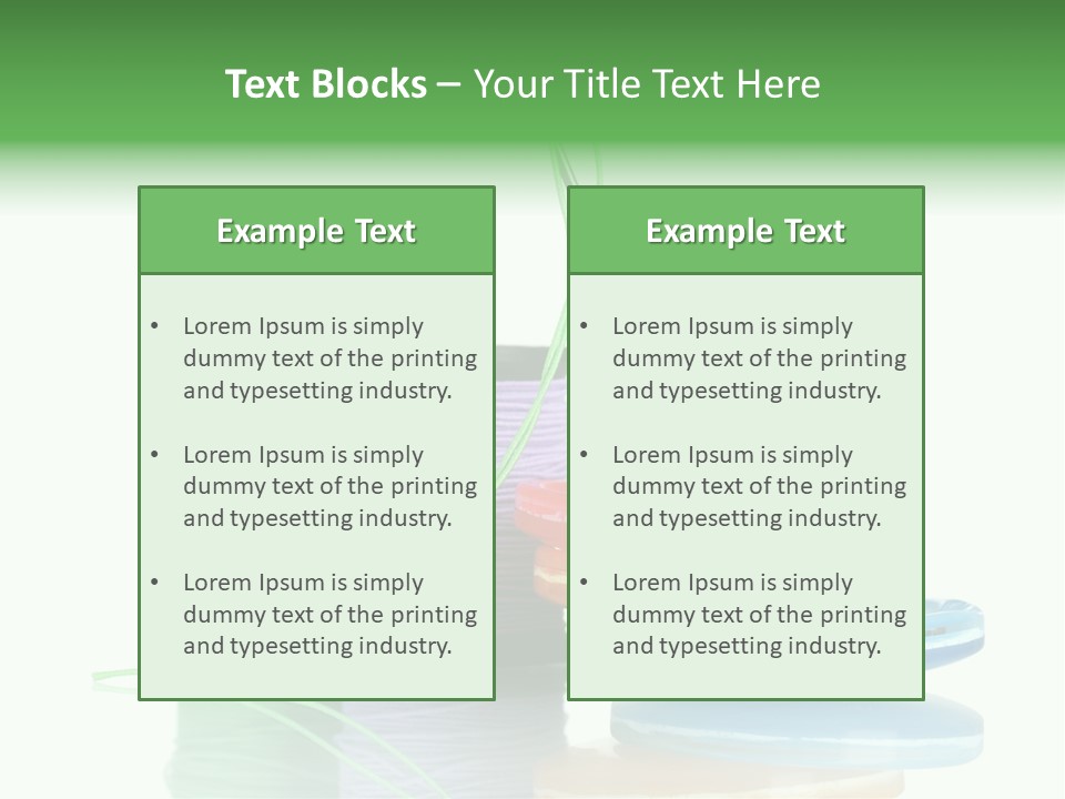 Sew Embroidery Group PowerPoint Template