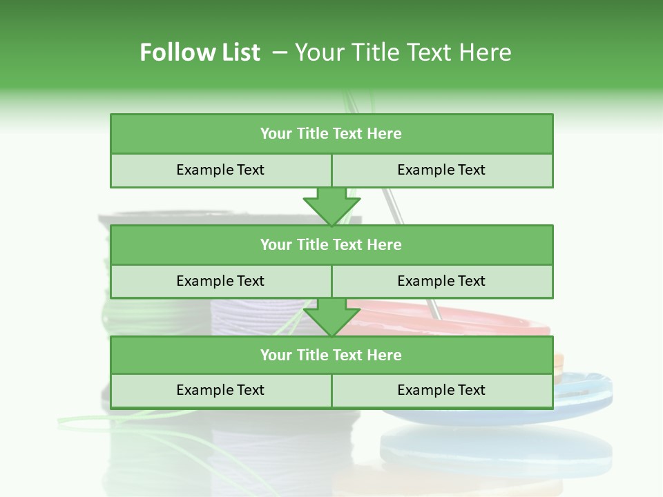 Sew Embroidery Group PowerPoint Template