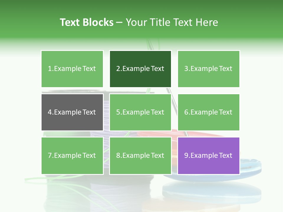 Sew Embroidery Group PowerPoint Template