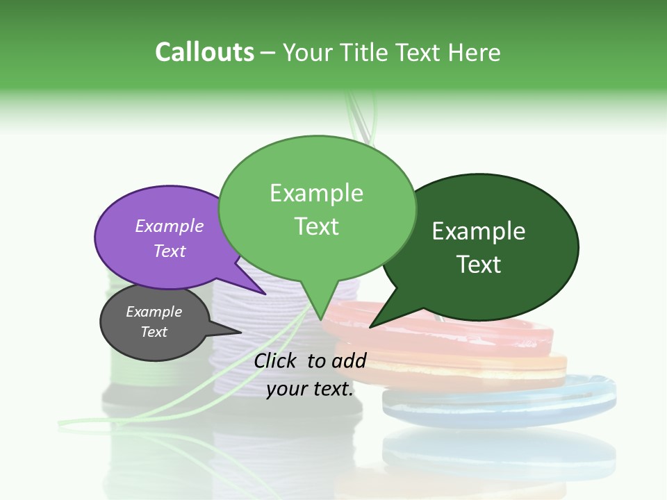 Sew Embroidery Group PowerPoint Template