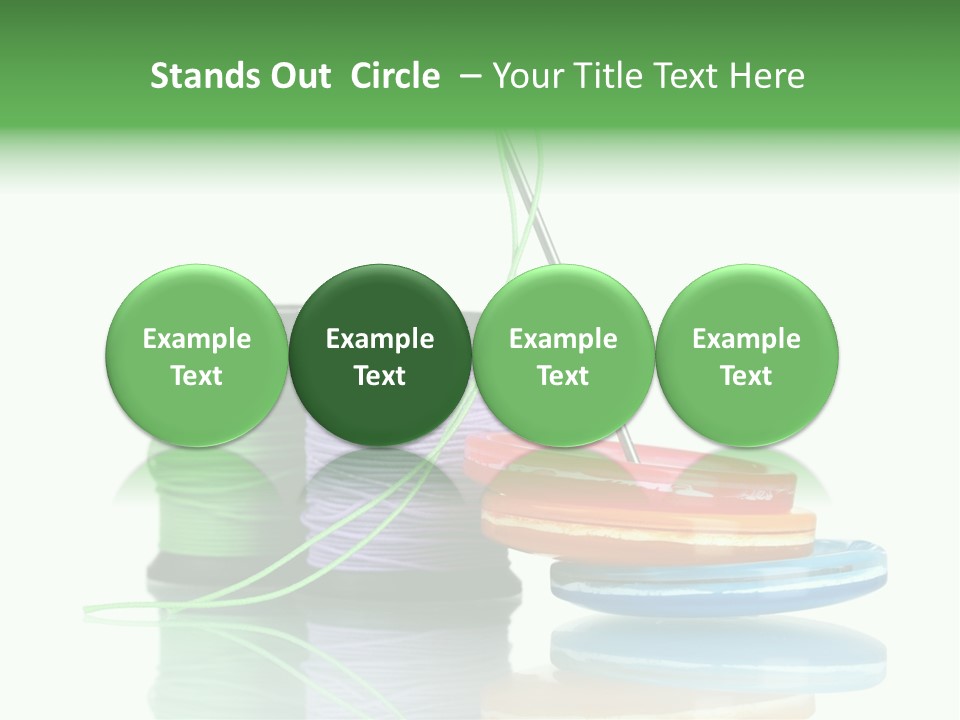 Sew Embroidery Group PowerPoint Template