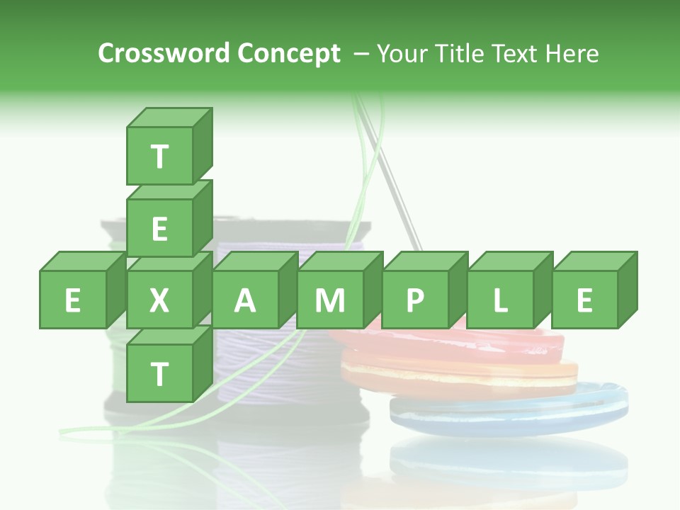 Sew Embroidery Group PowerPoint Template