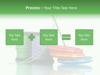 Sew Embroidery Group PowerPoint Template