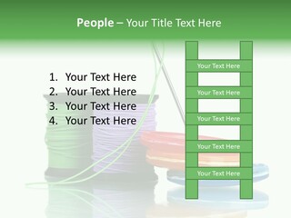 Sew Embroidery Group PowerPoint Template