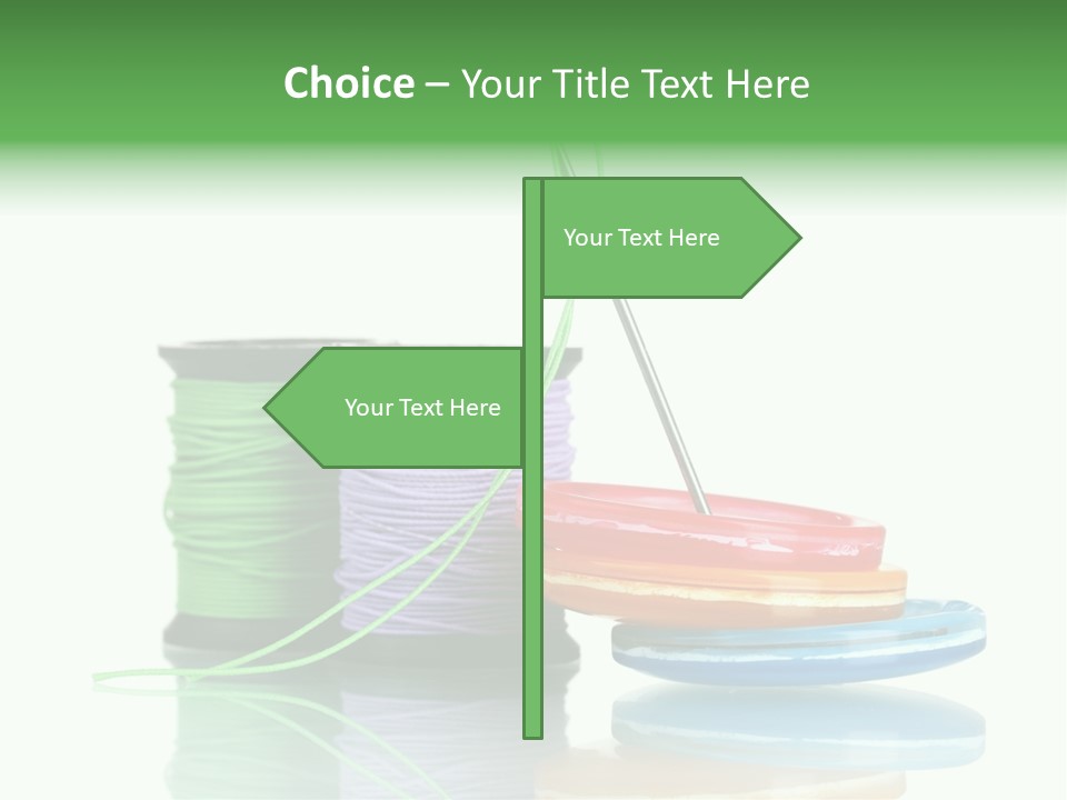 Sew Embroidery Group PowerPoint Template