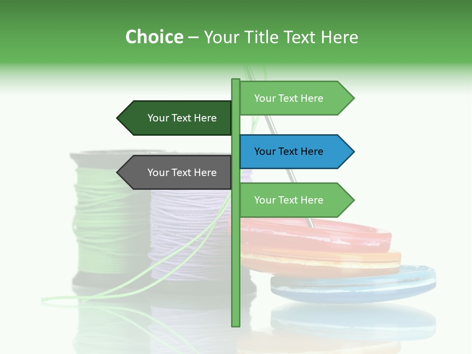 Sew Embroidery Group PowerPoint Template