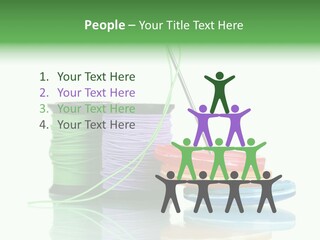 Sew Embroidery Group PowerPoint Template
