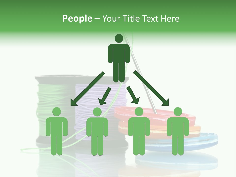 Sew Embroidery Group PowerPoint Template