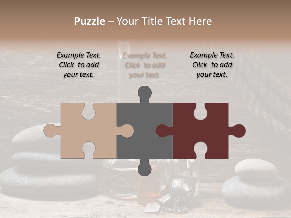 Ancient Test Tubes Spa PowerPoint Template