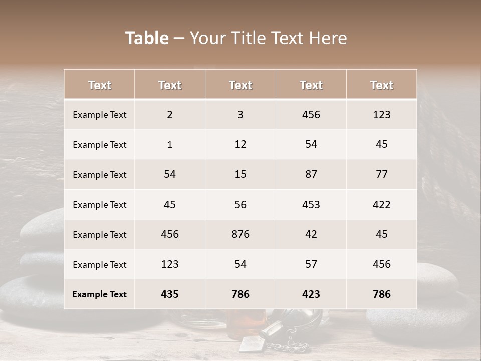 Ancient Test Tubes Spa PowerPoint Template