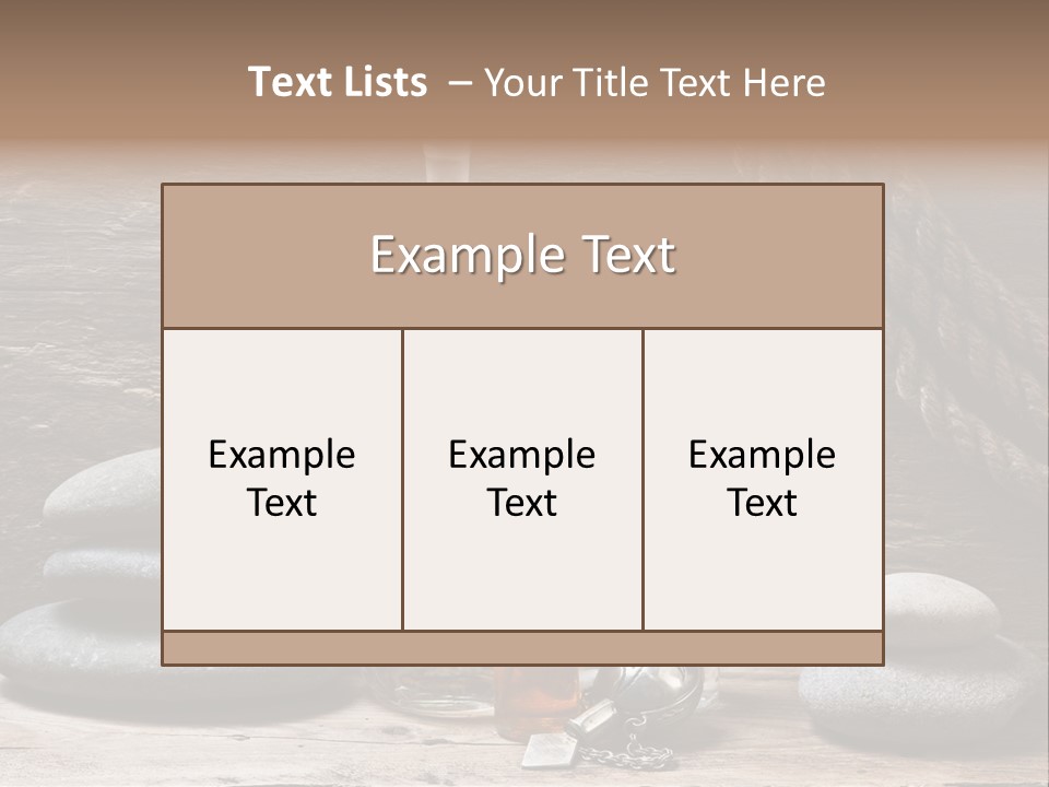 Ancient Test Tubes Spa PowerPoint Template