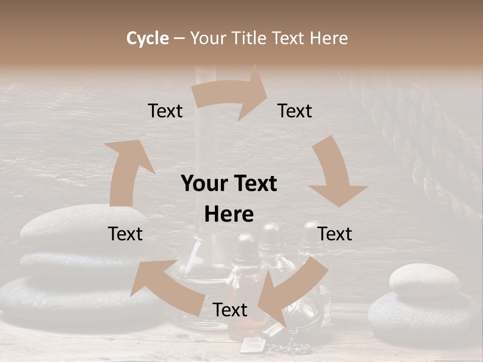 Ancient Test Tubes Spa PowerPoint Template