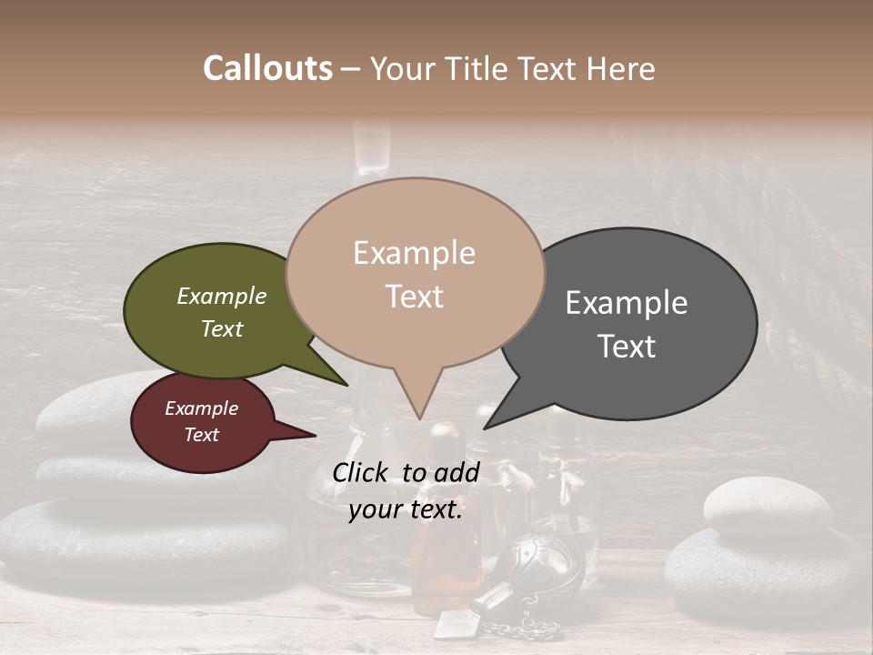 Ancient Test Tubes Spa PowerPoint Template