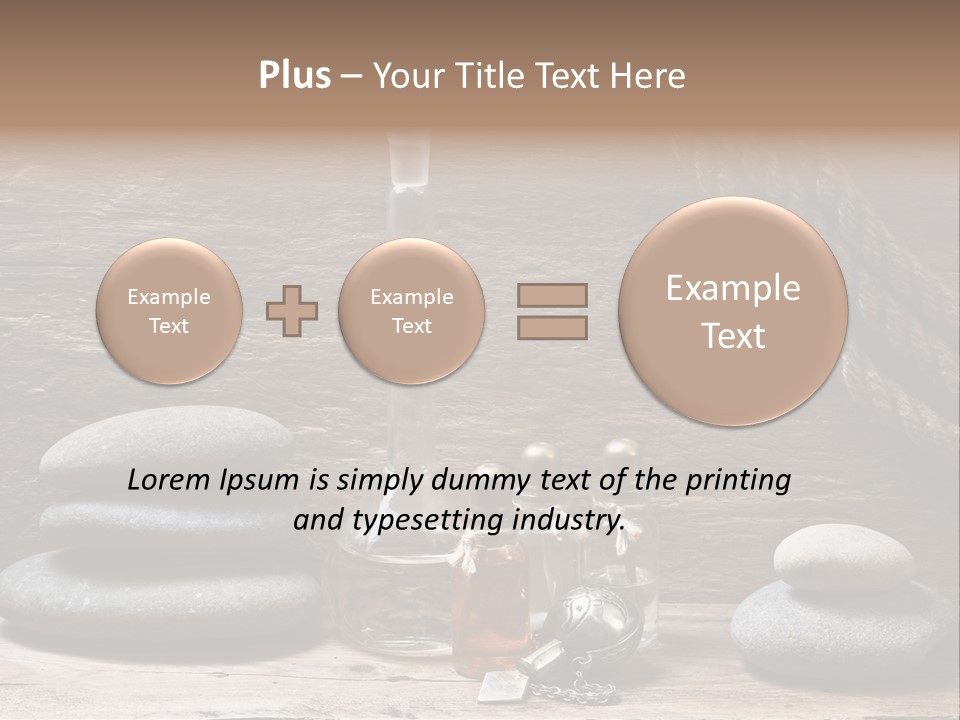 Ancient Test Tubes Spa PowerPoint Template