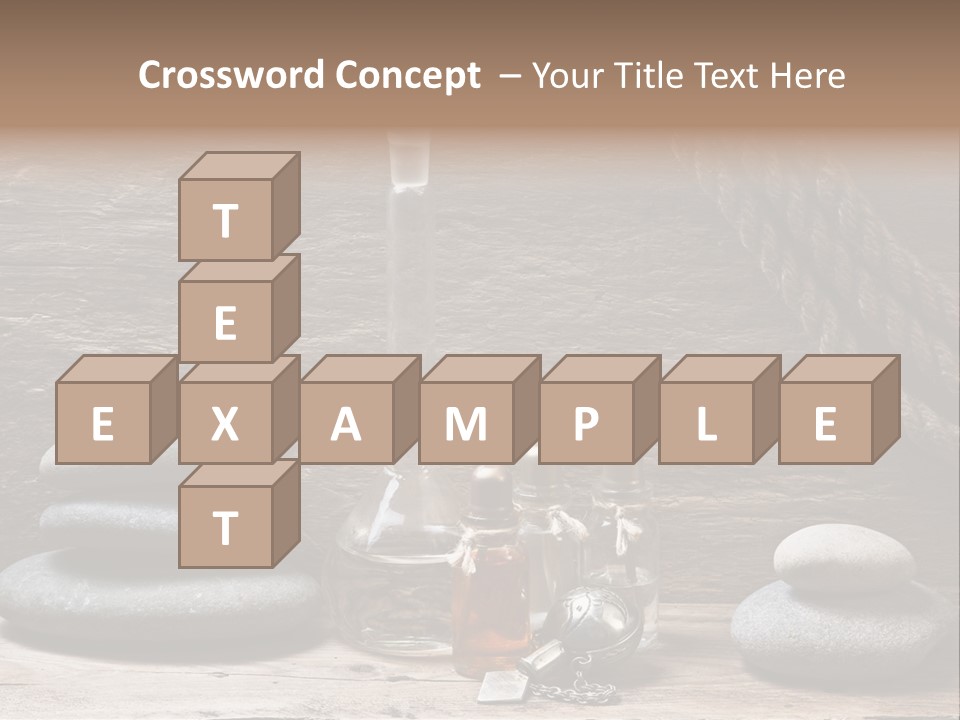 Ancient Test Tubes Spa PowerPoint Template