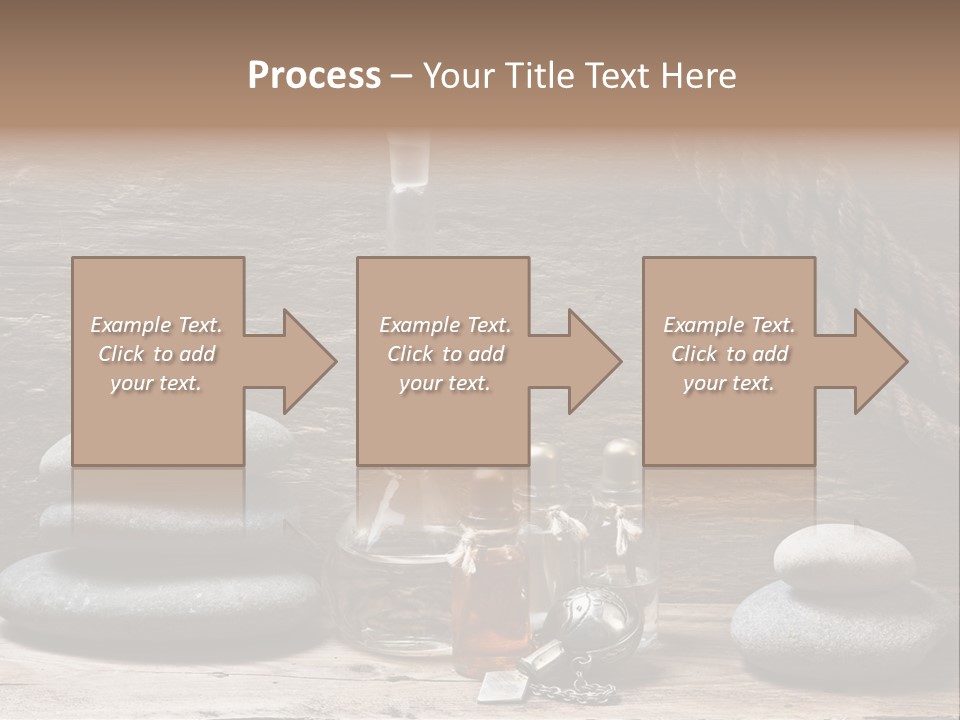Ancient Test Tubes Spa PowerPoint Template