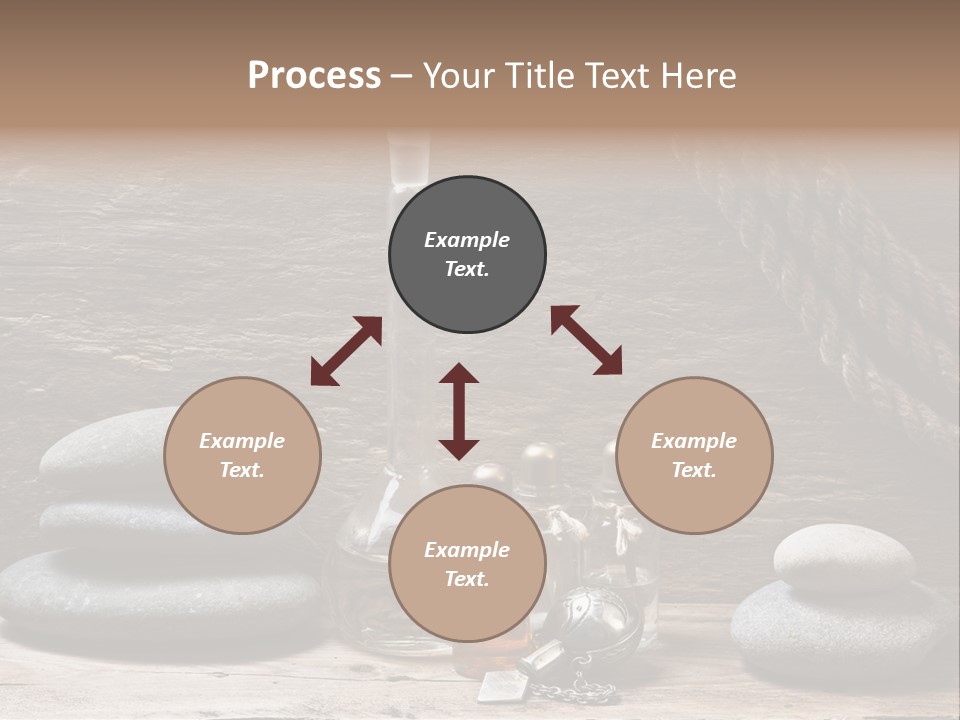 Ancient Test Tubes Spa PowerPoint Template