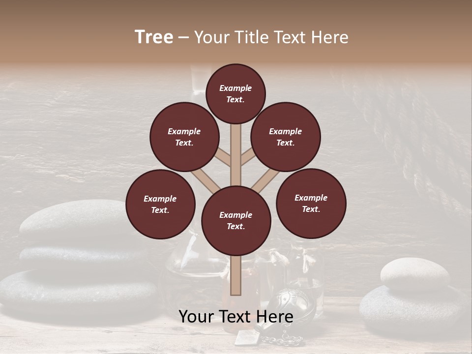 Ancient Test Tubes Spa PowerPoint Template