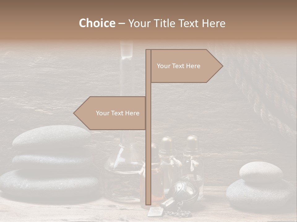Ancient Test Tubes Spa PowerPoint Template