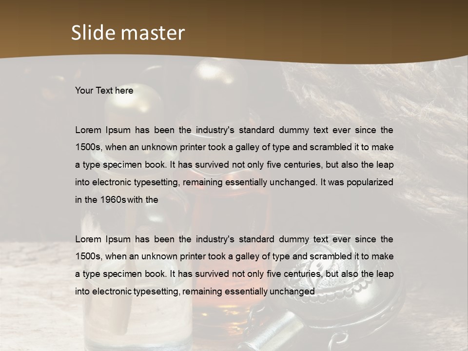 Concepts Glass Close Up PowerPoint Template