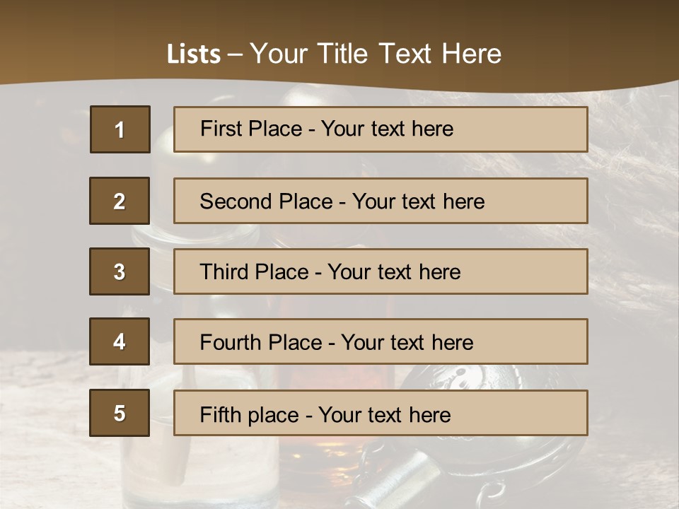 Concepts Glass Close Up PowerPoint Template