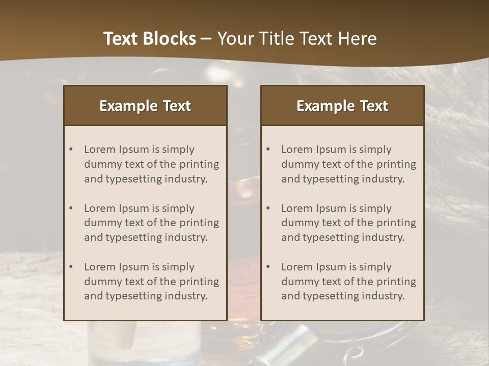 Concepts Glass Close Up PowerPoint Template