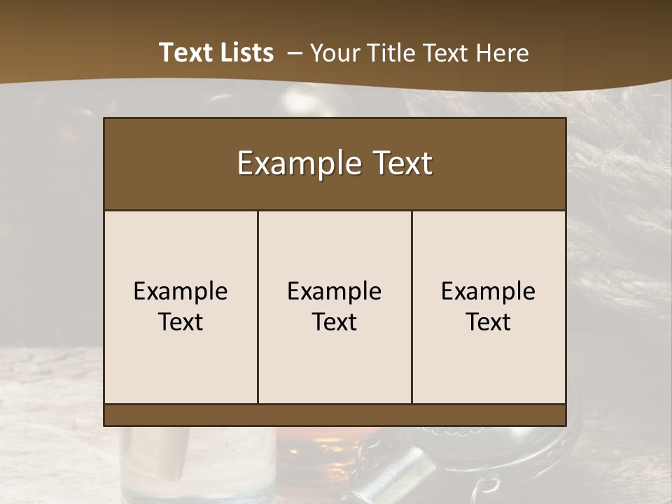 Concepts Glass Close Up PowerPoint Template