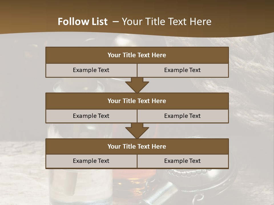 Concepts Glass Close Up PowerPoint Template
