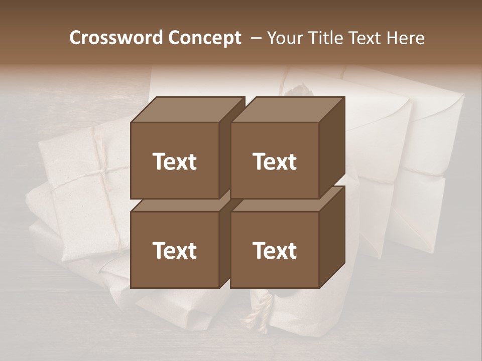 Packing Package Tied PowerPoint Template