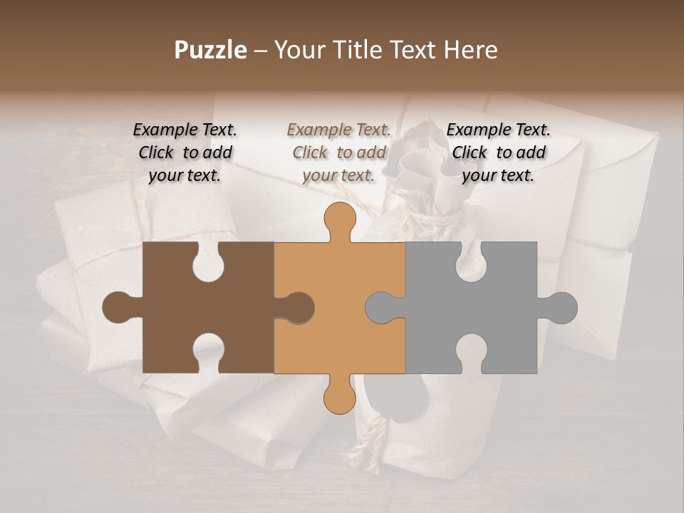 Packing Package Tied PowerPoint Template