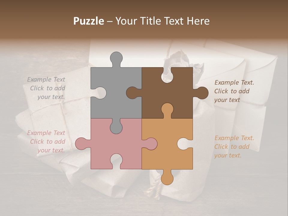Packing Package Tied PowerPoint Template
