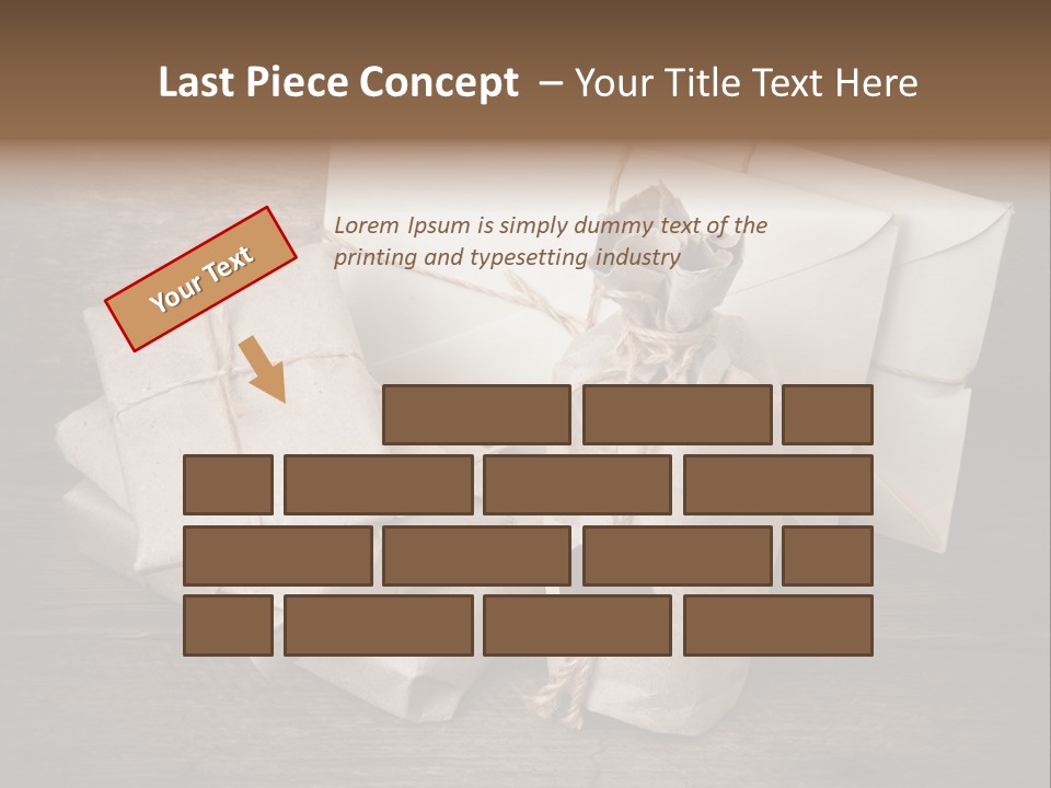 Packing Package Tied PowerPoint Template
