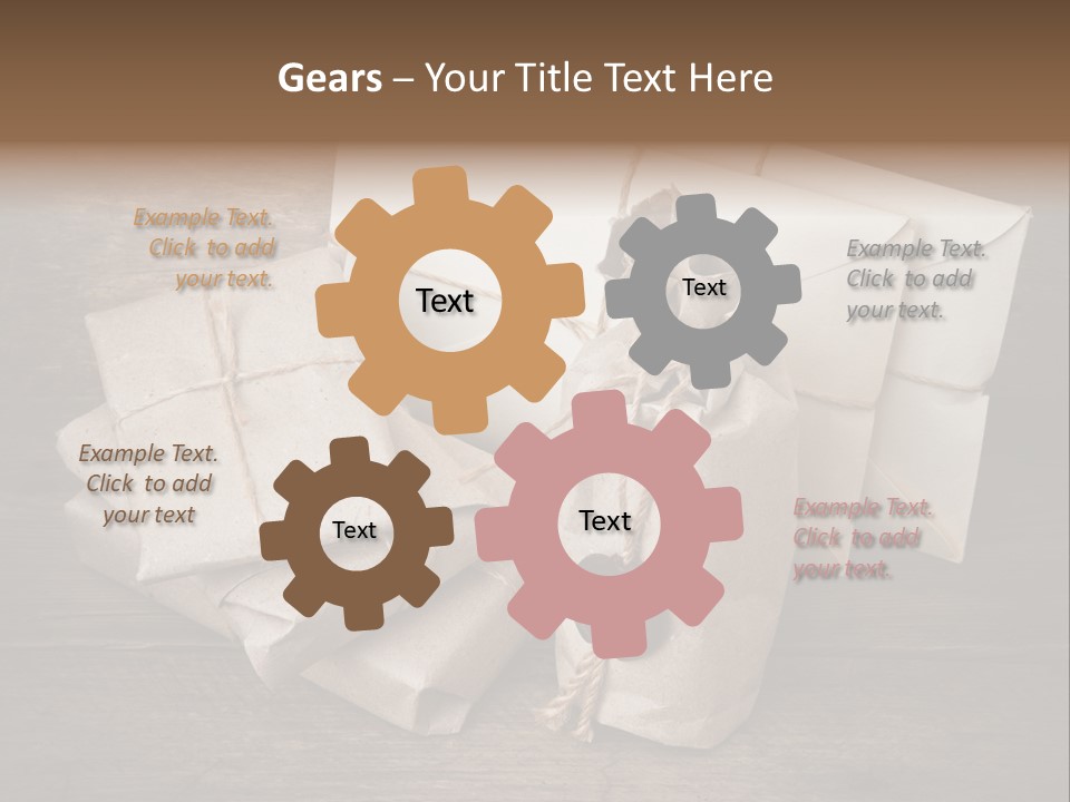 Packing Package Tied PowerPoint Template