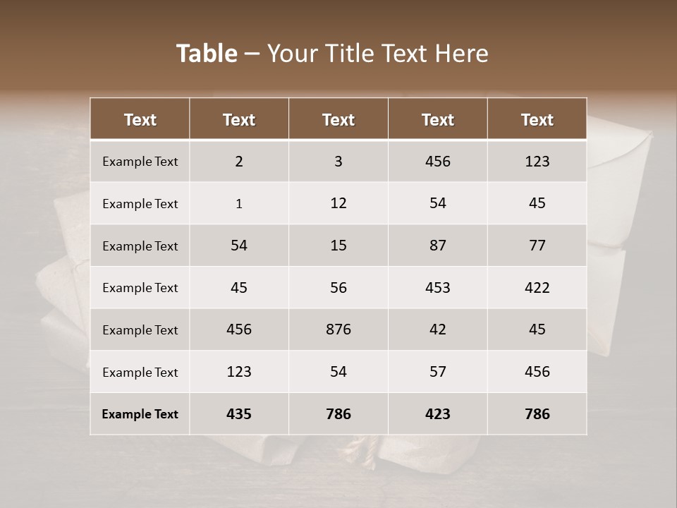 Packing Package Tied PowerPoint Template
