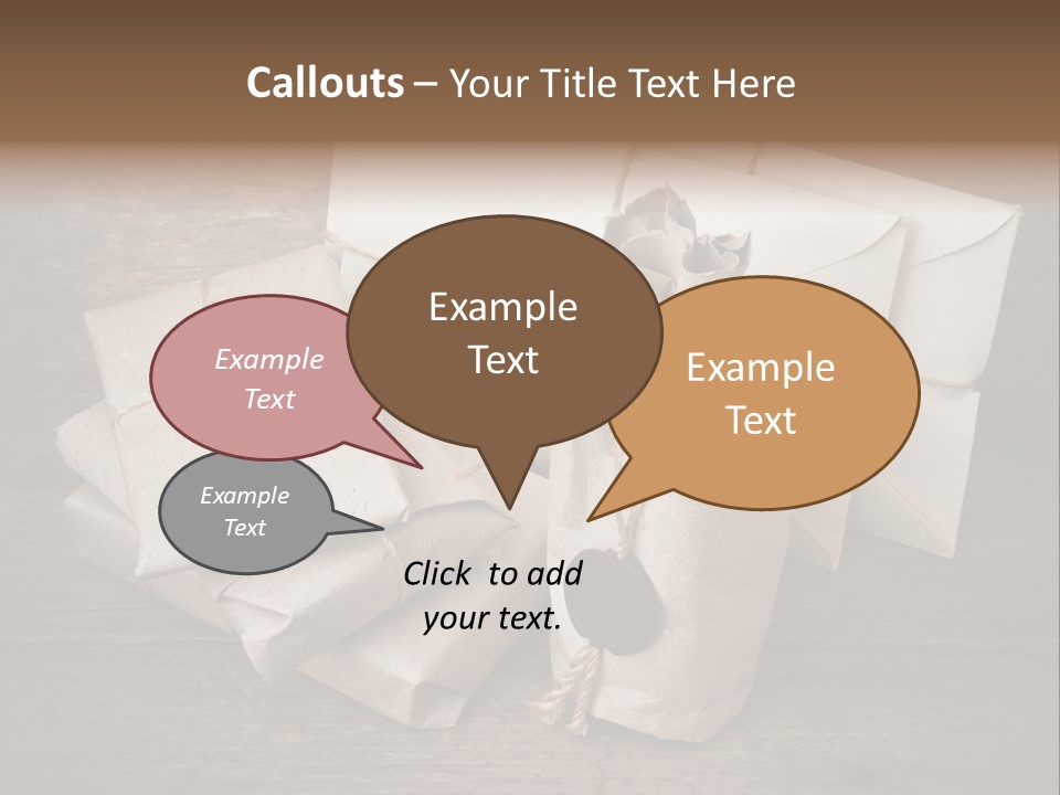 Packing Package Tied PowerPoint Template