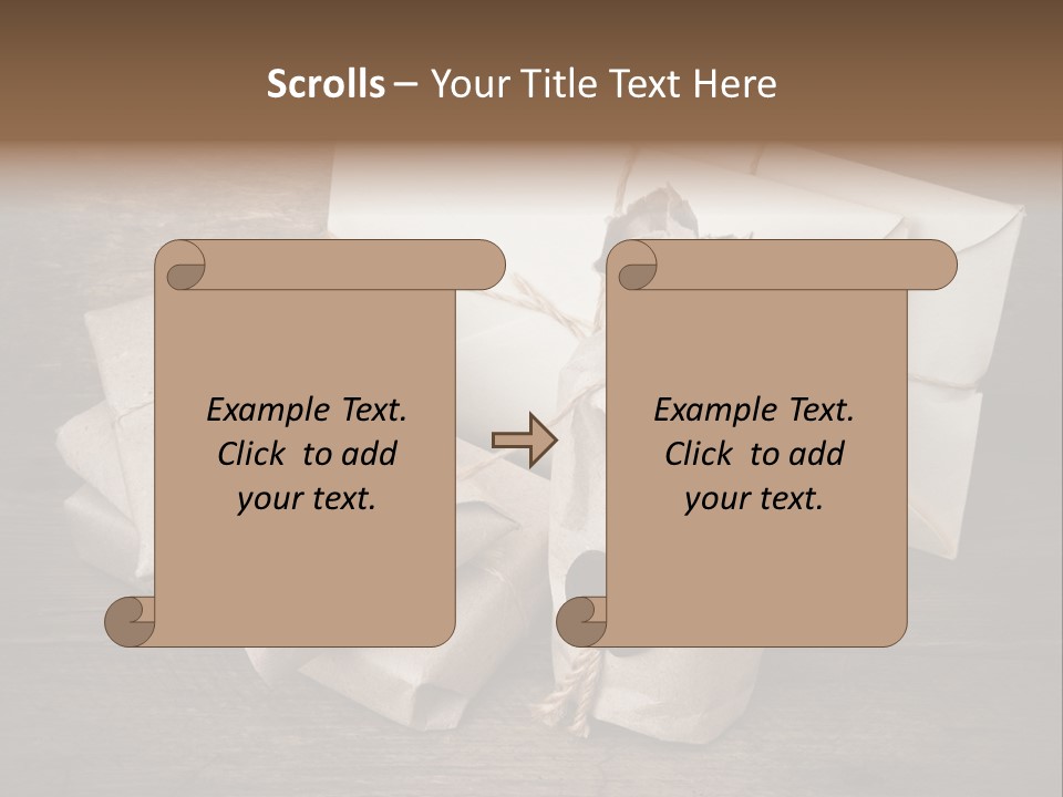 Packing Package Tied PowerPoint Template