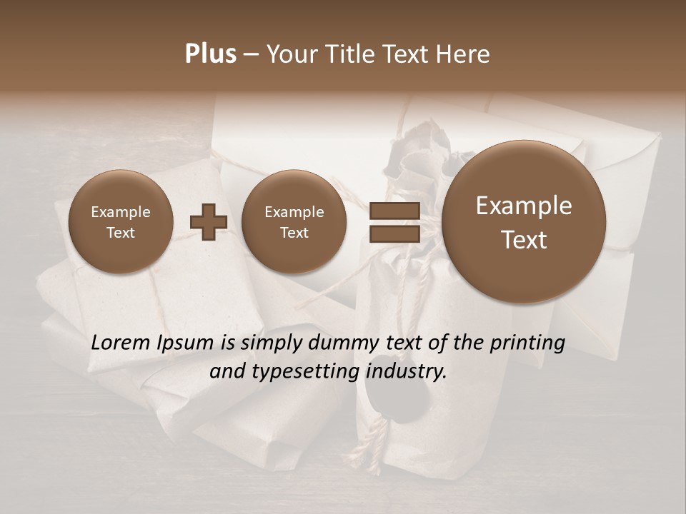 Packing Package Tied PowerPoint Template
