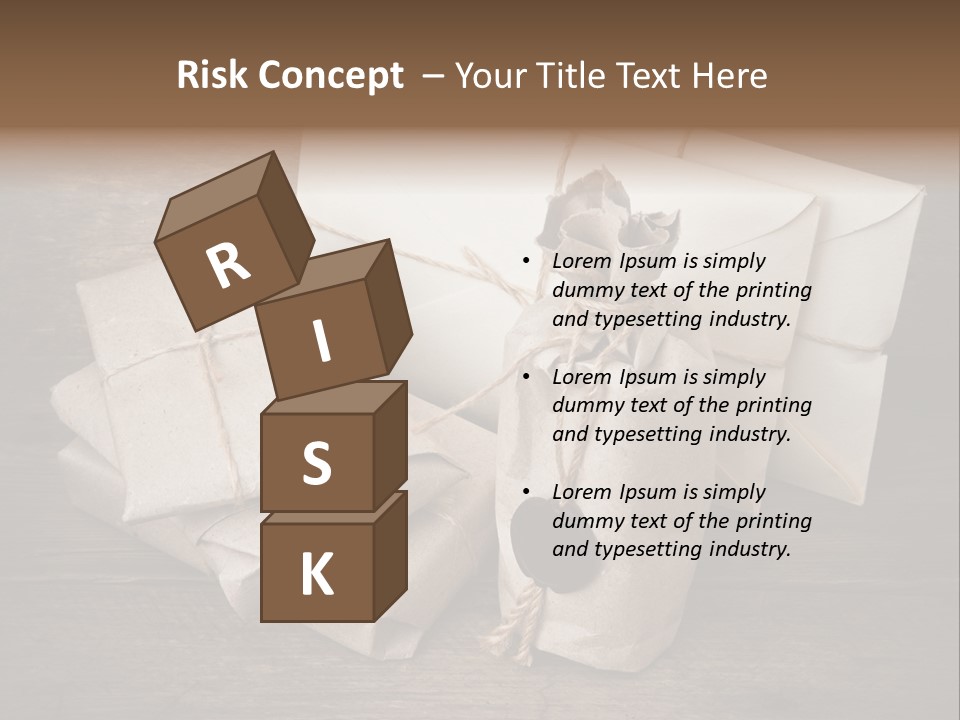 Packing Package Tied PowerPoint Template