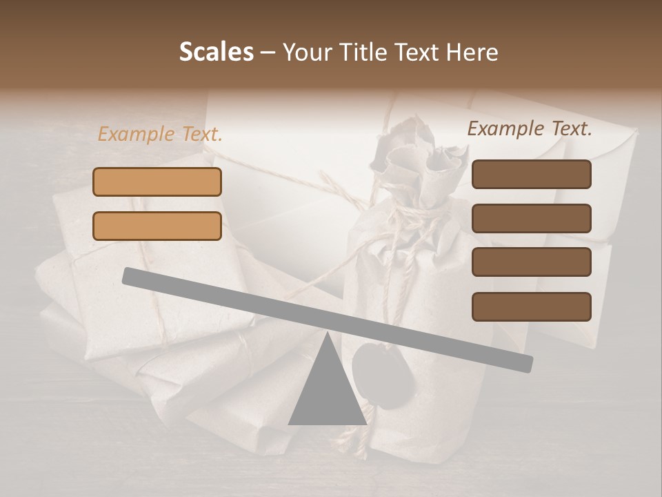 Packing Package Tied PowerPoint Template
