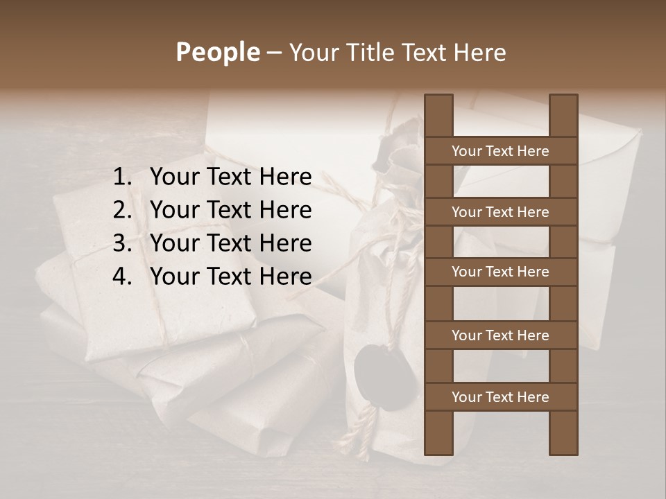 Packing Package Tied PowerPoint Template